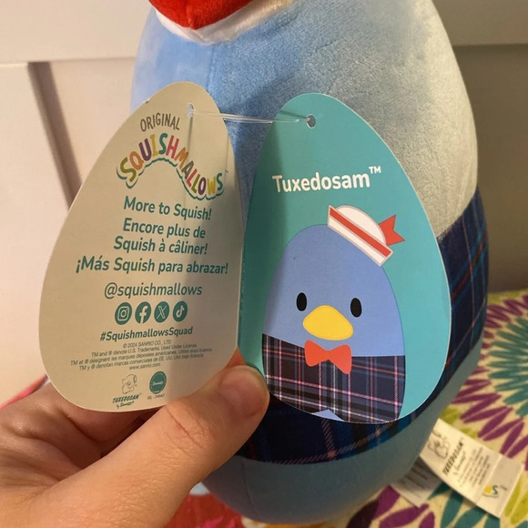 Squishmallows Hello Kitty & Friends Tuxedo Sam - Picture 6 of 8